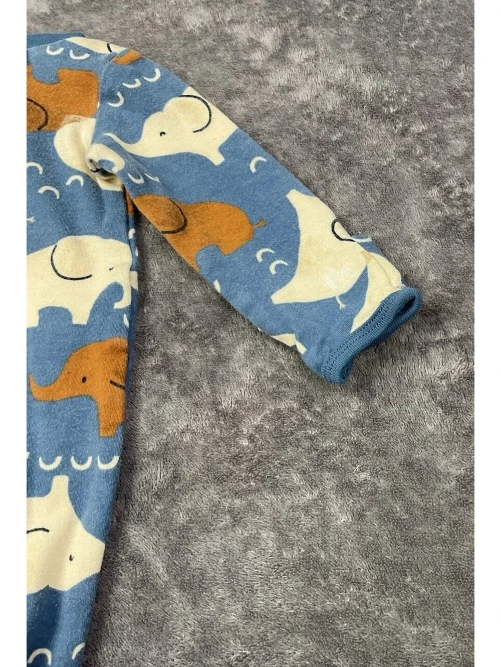 🐘 Carter's Elephant Dual-Zip Sleeper (Newborn)